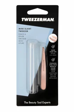 Tweezerman Mini Slant Tweezer Rose Gold