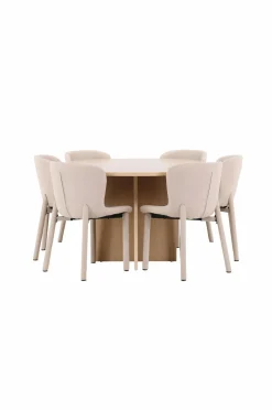 Venture Home Spisebord Strada med Astoria-stol