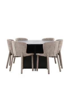 Venture Home Spisebord Strada med Astoria-stol