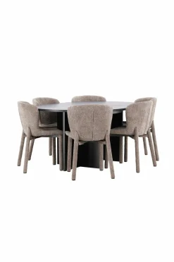 Venture Home Spisebord Strada med Astoria-stol