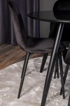 Venture Home Spisebordssæt Plaza med 4 stole Polar