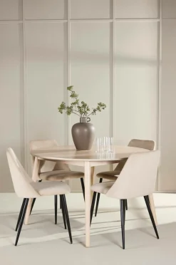 Venture Home Spisebord Flora med stol Night