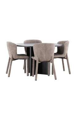 Venture Home Spisebord Strada med Astoria-stol