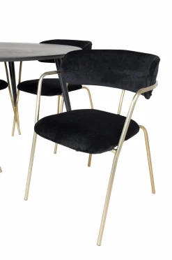 Venture Home Spisegruppe Dipp med 4 stk. stole Arrow