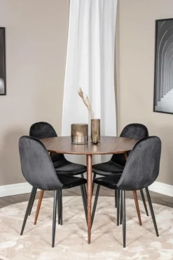 Venture Home Spisegruppe Plaza med 4 stole Polar