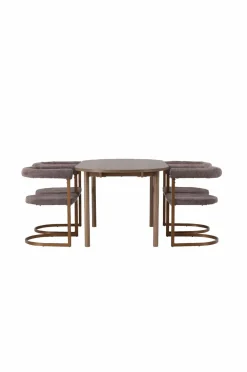 Venture Home Spisegruppe Andy med stole Morning