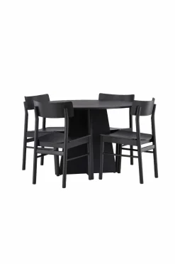 Venture Home Spisegruppe Bootcut Round og stolene Montros