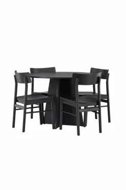 Venture Home Spisegruppe Bootcut Round og stolene Montros