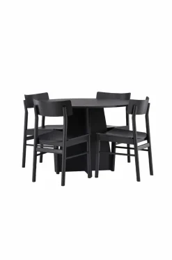 Venture Home Spisegruppe Bootcut Round og stolene Montros