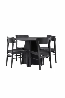 Venture Home Spisegruppe Bootcut Round og stolene Montros