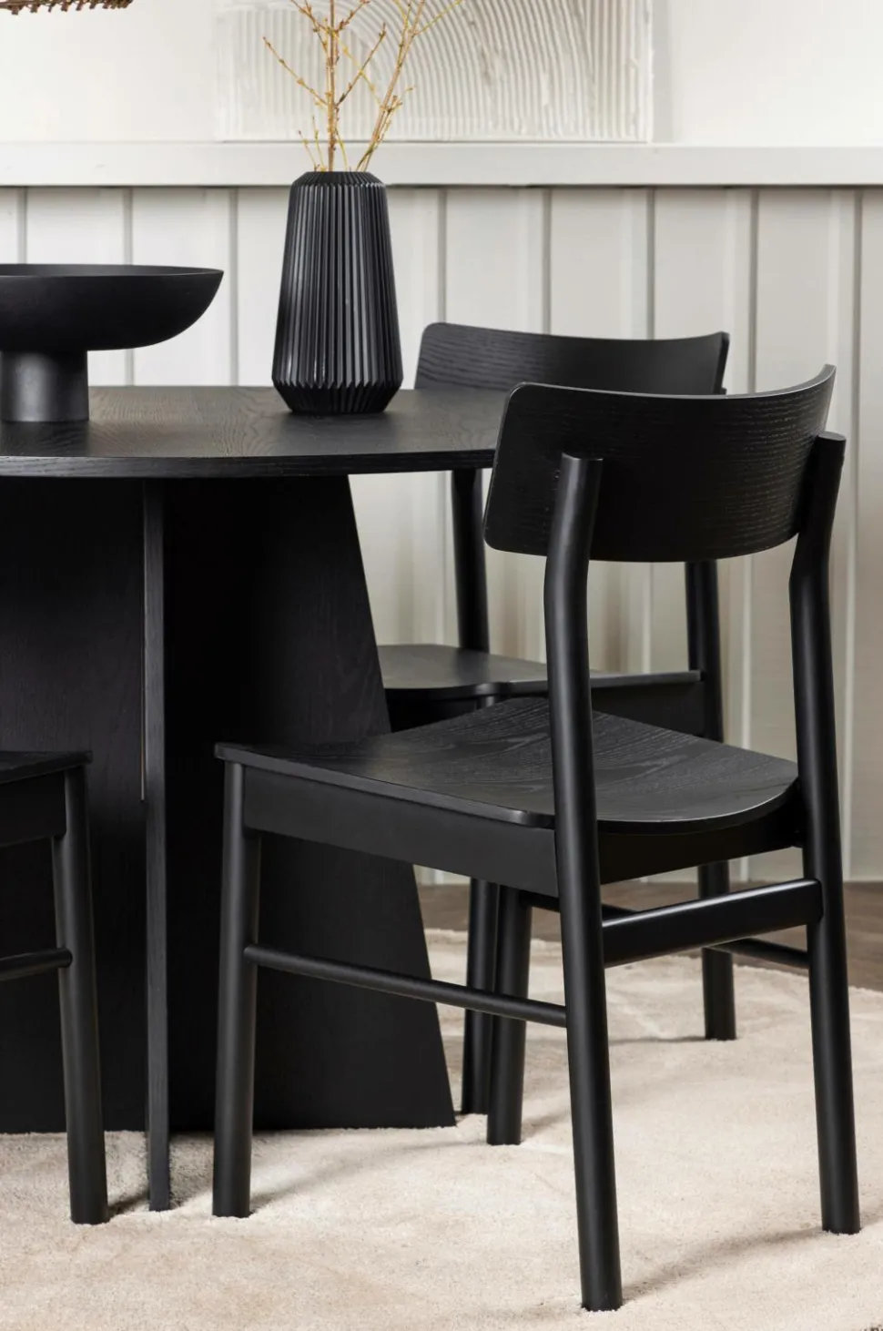 Venture Home Spisegruppe Bootcut Round og stolene Montros