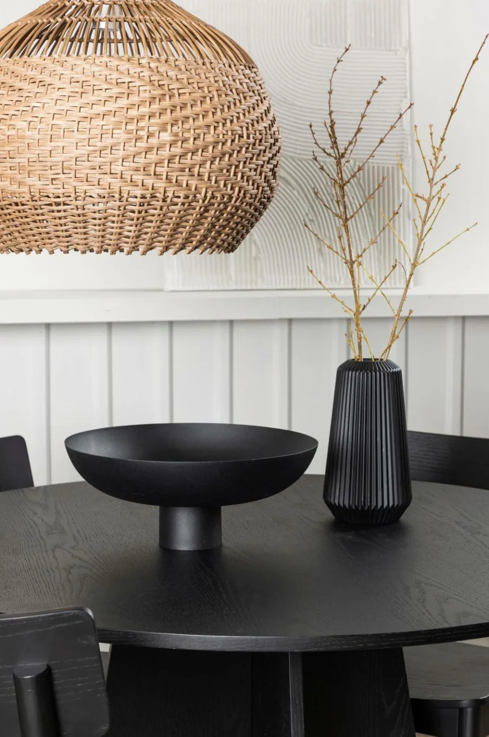 Venture Home Spisegruppe Bootcut Round og stolene Montros