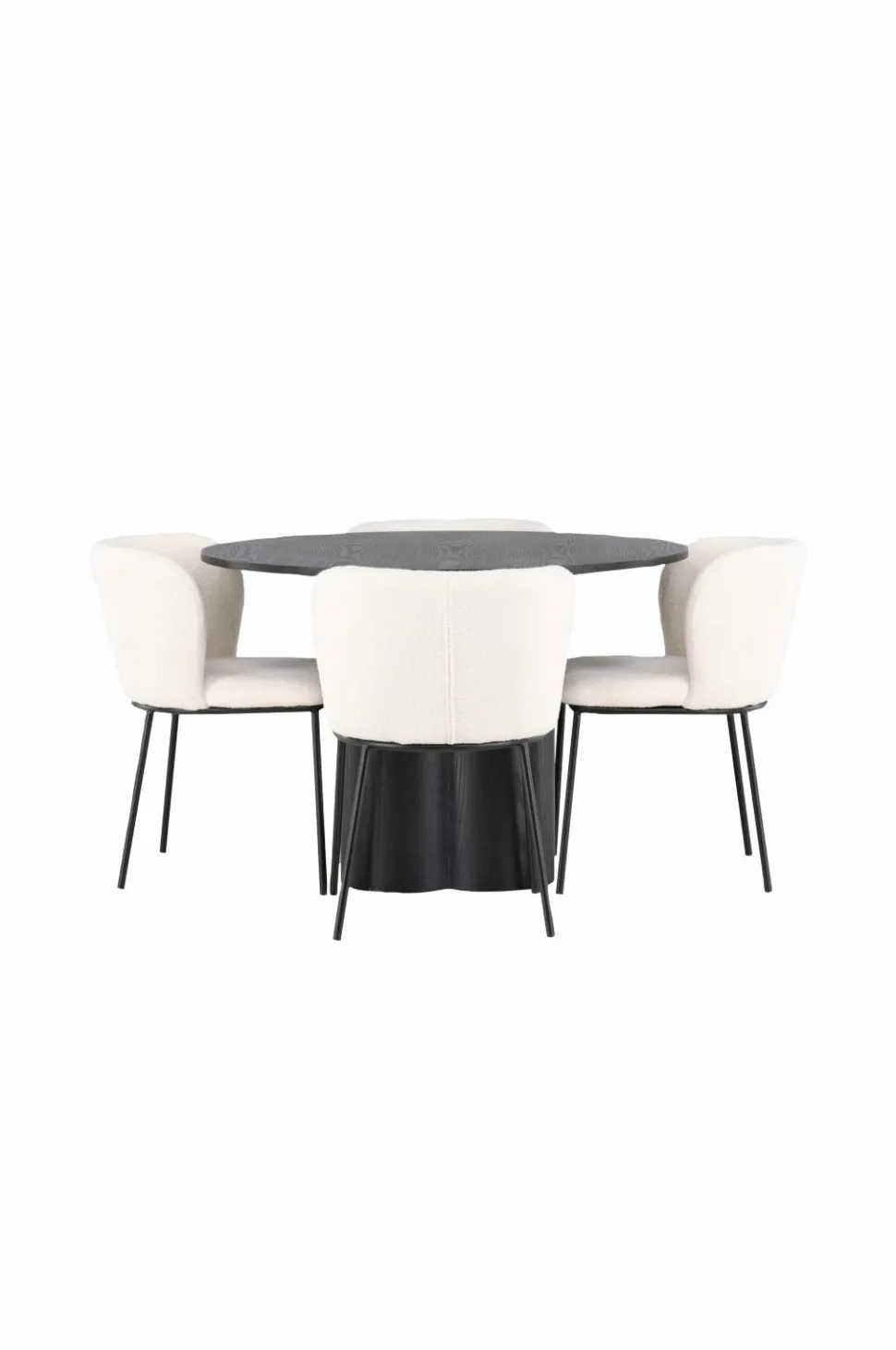 Venture Home Spisegruppe Olivia med 4 stole Edina