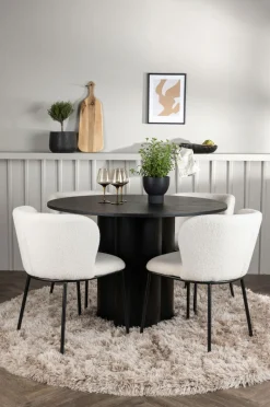 Venture Home Spisegruppe Olivia med 4 stole Edina
