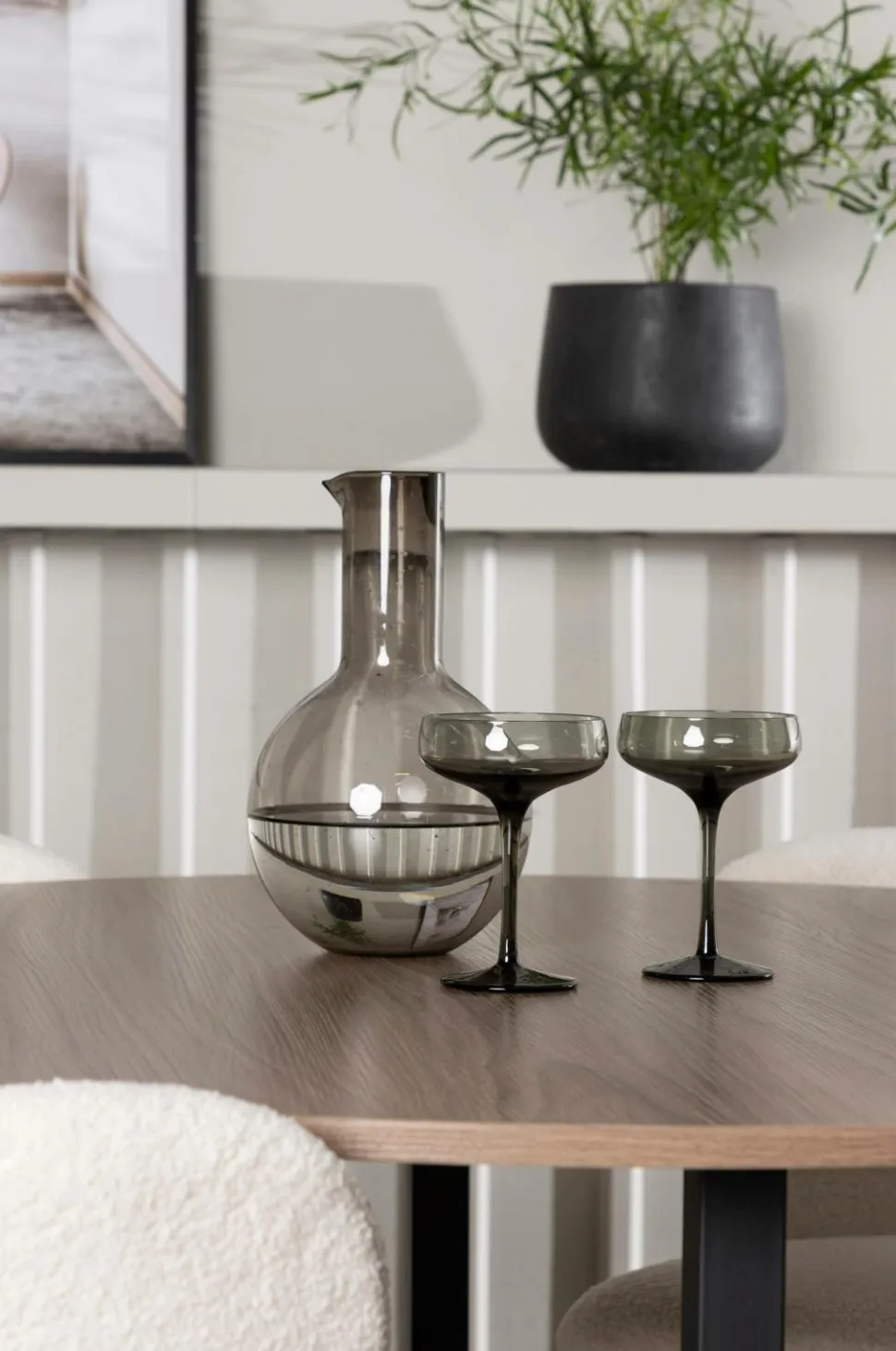 Venture Home Spisegruppe Durango med 4 stk. stole Edina