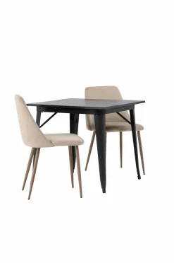 Venture Home Spisegruppe Tempe med 2 stole Night