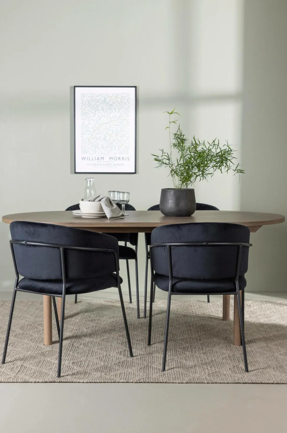 Venture Home Spisegruppe Andy med stole Selma