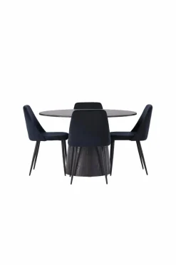Venture Home Spisegruppe Lanzo med 4 stole Night