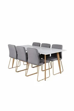 Venture Home Spisegruppe Polar med stolene Mace
