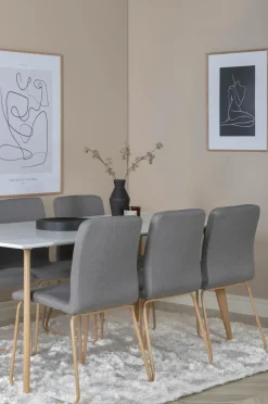 Venture Home Spisegruppe Polar med stolene Mace