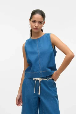 Vero Moda Denimvest vmJessica SL Denim Top Vi3493
