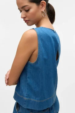 Vero Moda Denimvest vmJessica SL Denim Top Vi3493