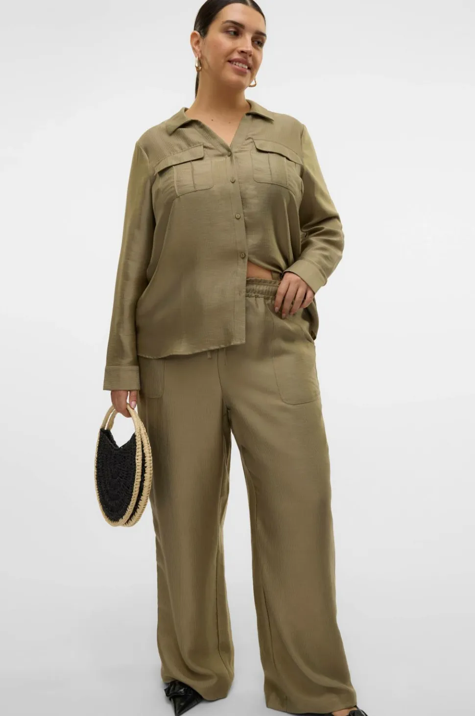 Vero Moda Curve Bukser vmcToma HW Straight