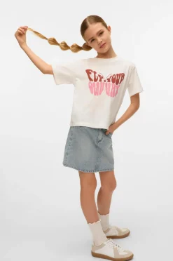 Vero Moda Girl Cowboynederdel vmBling MR Short Rhines Denim Skirt