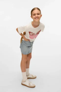 Vero Moda Girl Cowboynederdel vmBling MR Short Rhines Denim Skirt