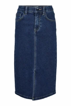 Vero Moda Girl Cowboynederdel vmHeather Calf Denim Skirt Girl