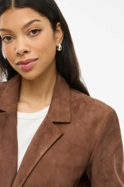 Vila Blazer i ruskind viSuede L/S