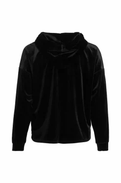 Vila Hættetrøje viEmily L/S Velvet Hoodie/r