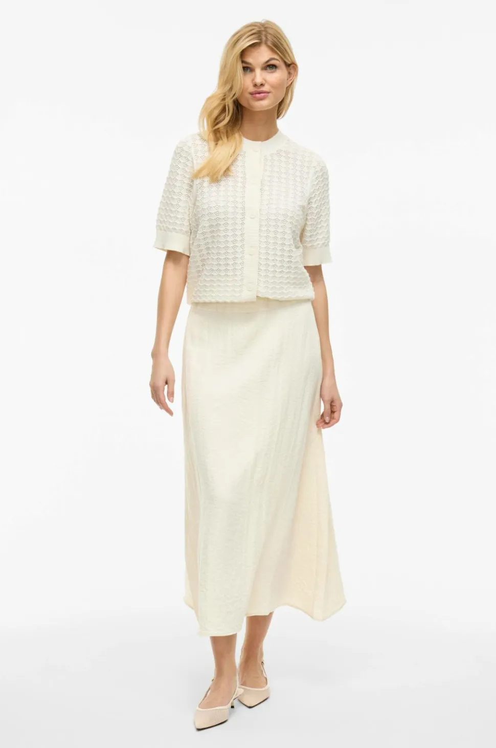 Vila Nederdel viFreja HW Ankle Skirt/tes