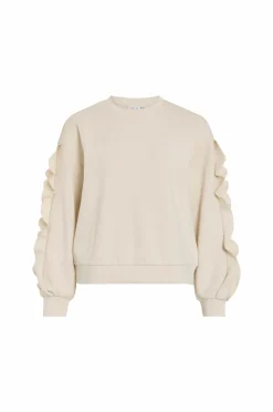 Vila Sweatshirt viMentina Flounce O-neck L/S