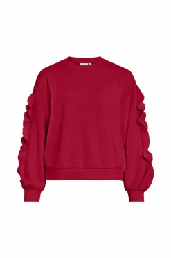 Vila Sweatshirt viMentina Flounce O-neck L/S