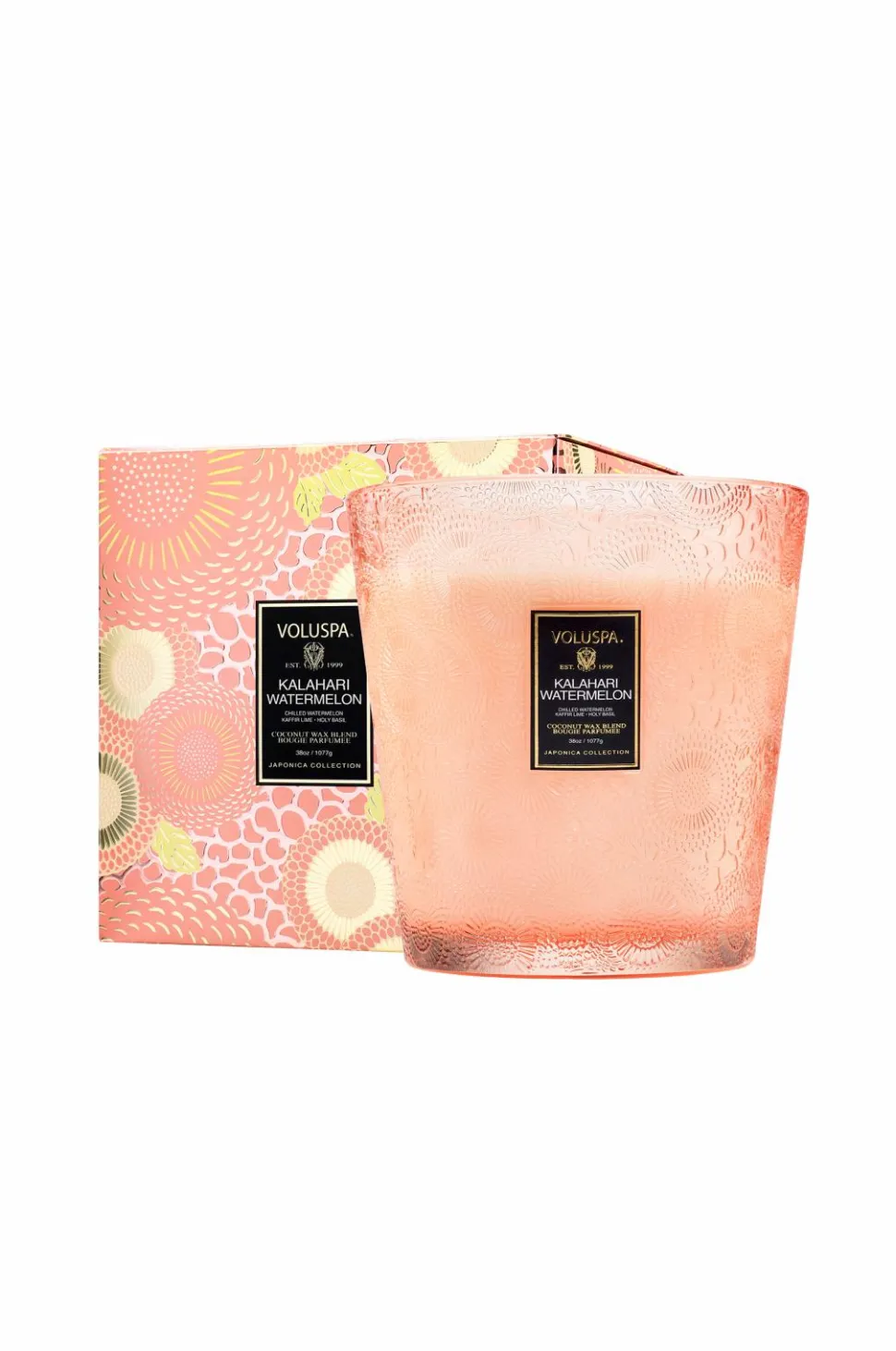 Voluspa Kalahari Watermelon Boxed Luxe Jar Candle 80H