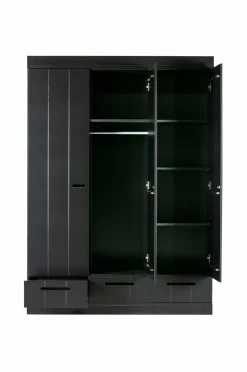 WOOOD Garderobe Connect m struktur, H195xB140xD53