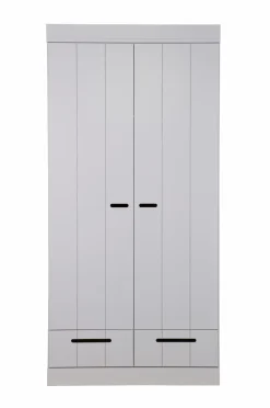 WOOOD Garderobe Connect m struktur, H195xB94xD53