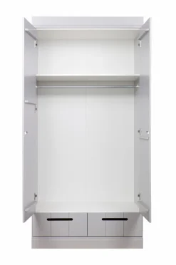 WOOOD Garderobe Connect m struktur, H195xB94xD53