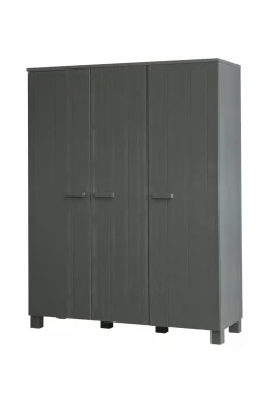 WOOOD Garderobeskab Dennis, 3 låger