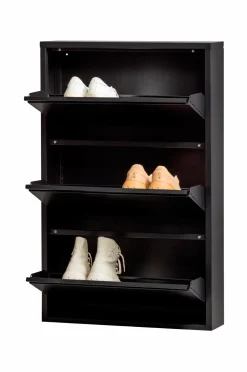 WOOOD Skoskab med 3 rum Sabine