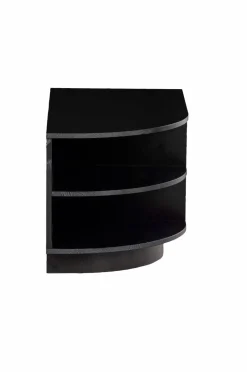 WOOOD TV-bænk Finca rund venstre 78 cm