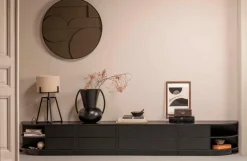 WOOOD TV-bænk Finca rund højre 78 cm