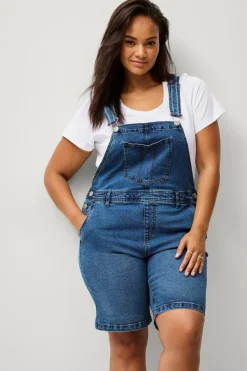 Zizzi Denimshorts jEvlia Dungaree Shorts