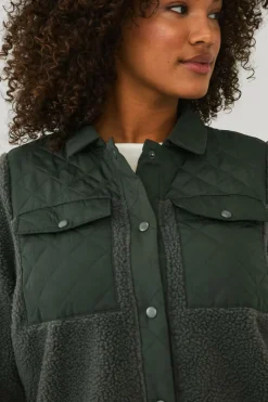 Zizzi Jakke Aophelia fleece