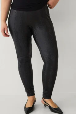 Zizzi Leggings Emana, Long, PU Leggings