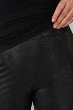 Zizzi Leggings Emana, Long, PU Leggings