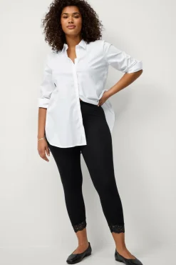 Zizzi Leggings Leggings 3/4 Lace