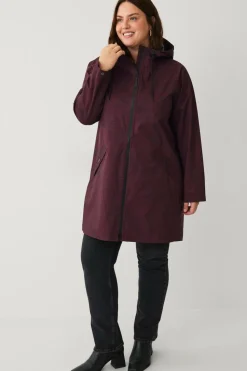 Zizzi Regnjakke mKlara aop Raincoat