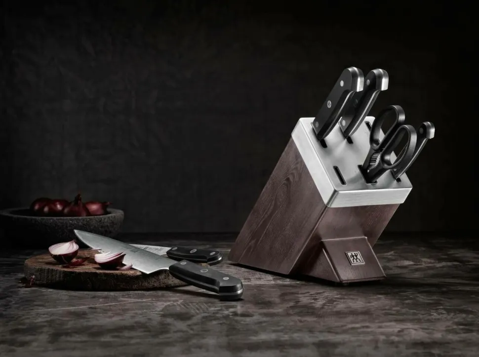 ZWILLING Knivsæt med selvslibende knivblok Gourmet 7 dele